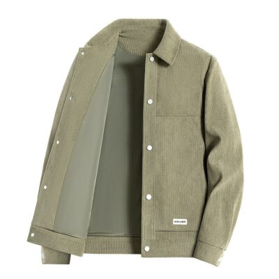 Lightweight 0.79 kg Corduroy Men’s Winter Coat – Warm, Loose Fit, 3 Colors | Shopdecimals