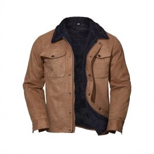 Men's Vintage Suede Casual Coat Lapel | ShopDecimals