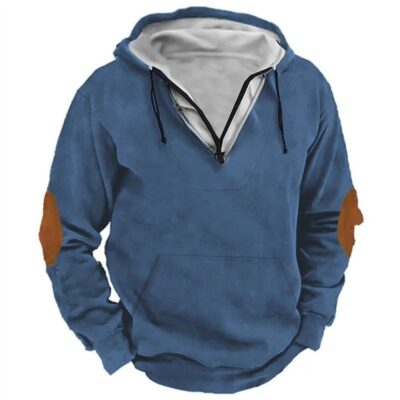 Lightweight Hooded Sweater for Men – 0.52 kg, Four Colors, Six Sizes | Shopdecimals Casual British Style