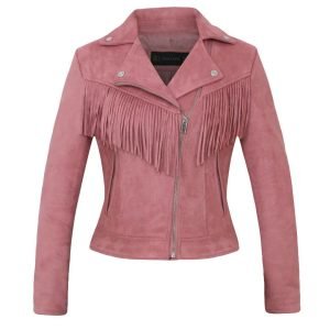 Women's Lapel Tassel Suede Coat Leather Jacket women's short | ShopDecimals