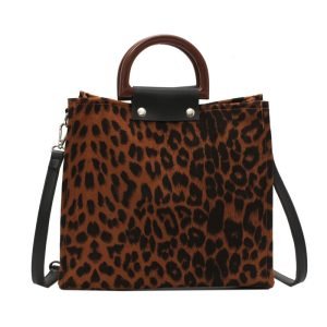 European And American Fashion Leopard Print Handbag | ShopDecimals
