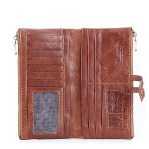 Leather Men's Wallet Top Layer Cowhide Clutch | ShopDecimals
