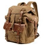 Canvas Bag Travel Eat Chicken Western Cowboy Backpack | ShopDecimals