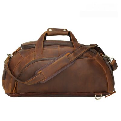 Spacious 35 L Retro Cowhide Backpack – Light 2.1 kg, Wear‑Resistant Leather for Men’s Outdoor Travel | Shopdecimals