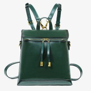 Ladies Large Capacity Cowhide Schoolbag | ShopDecimals