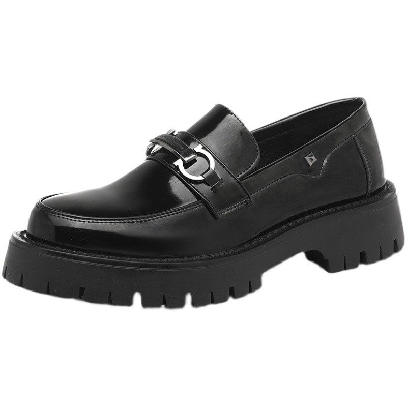Black Style British Casual Slip-On Dress Shoes | ShopDecimals