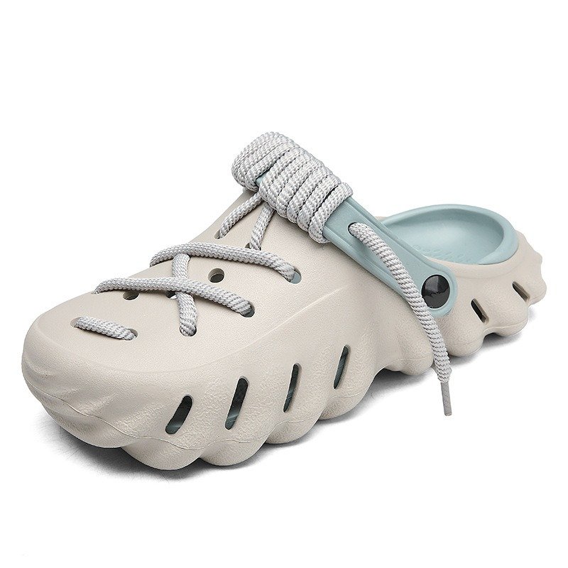 Hole Shoes Men's Summer Outdoor Non-slip Shit Feeling Beach Outdoor Sports Driving Dual-use | ShopDecimals