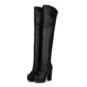 Elastic Force Show Legs Knight Boots Over The Knee | ShopDecimals