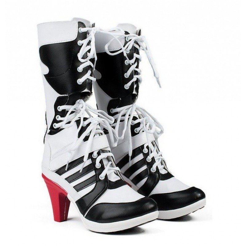 Hollow-out Dr Martens Boots Lace Color Block Women's Plus Size Mid-calf | ShopDecimals