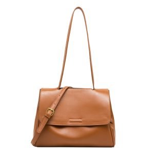 Pu Leather Commuter Bag Women Casual Soft Leather Stray Bag | ShopDecimals