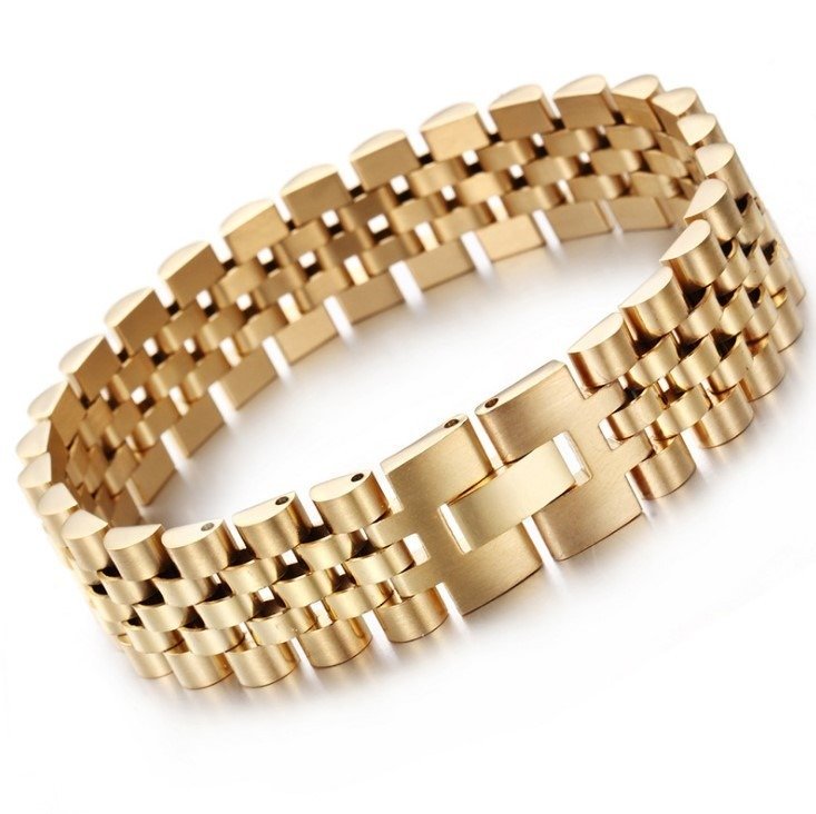 Simple Titanium Steel Business Watch Strap Bracelet | ShopDecimals