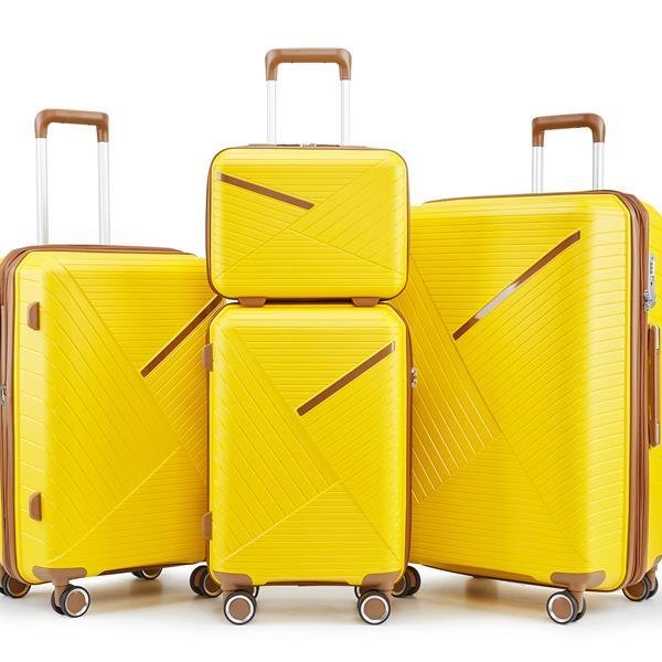 4-piece Suitcase and Travel Luggage Set | ShopDecimals