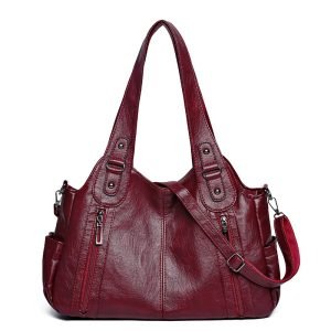 European And American Vintage Casual All-matching PU Handbag |ShopDecimals