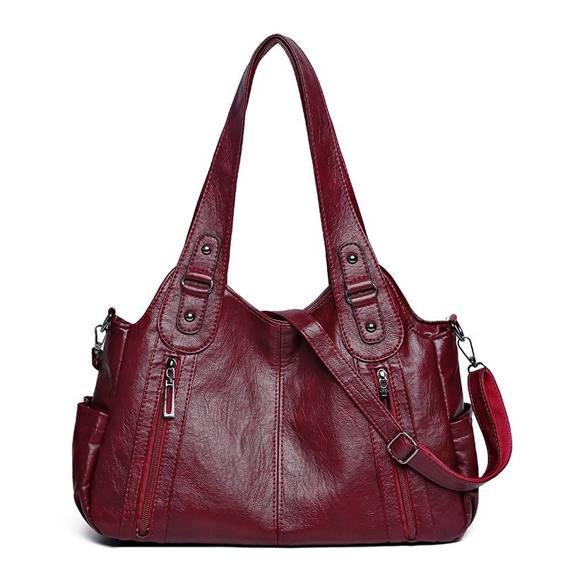 European And American Vintage Casual All-matching PU Handbag |ShopDecimals