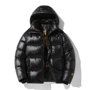 Black Gold Plus-sized Plus-sized Fashion Warm Padded Jacket Men |ShopDecimals