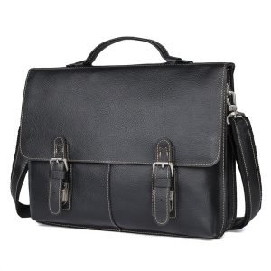 Men's Retro Casual Leather Business Briefcase | ShopDecimals
