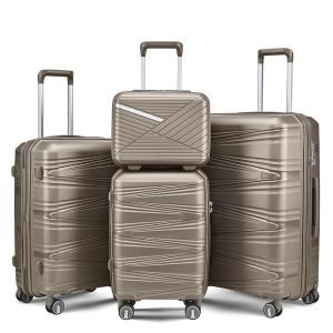 4-piece Suitcase and Travel Luggage Set | ShopDecimals