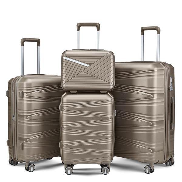 4-piece Suitcase and Travel Luggage Set | ShopDecimals
