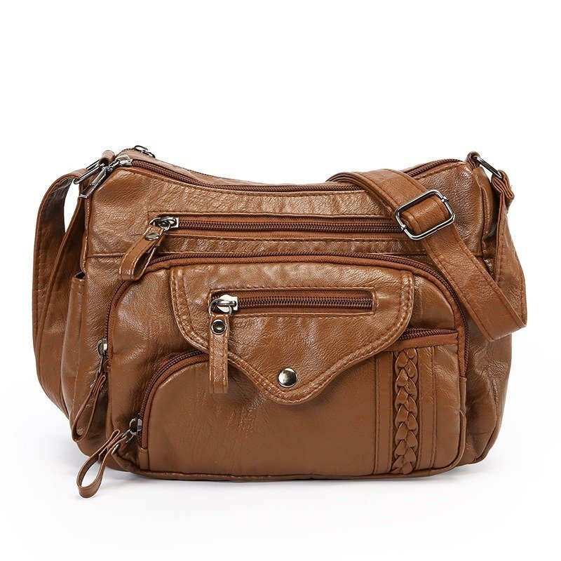 Women's Fashionable Large-capacity Soft Leather Shoulder Bag | ShopDecimals