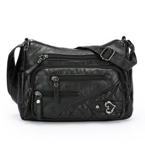 Ultra‑Light 0.27 kg Women’s Messenger Bag – Holds 13‑in Laptop, Soft PU, 4 Colors | Shopdecimals