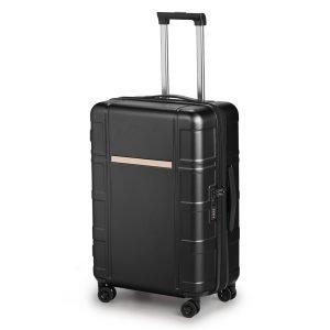 Silent‑Roll 20‑Inch Expandable Carry‑On Luggage – Lightweight PC/ABS, 15% More Space, TSA Lock – Shopdecimals