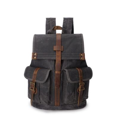 Ultra‑Light Oil‑Wax Canvas Travel Backpack for Men – 20‑35 L, water‑resistant, fits overhead bins – Shopdecimals