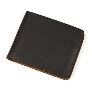 Retro Crazy Horse Leather Short Wallet For Men | ShopDecimals