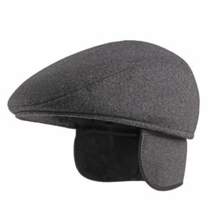 Fleece beret with ear protection Cap | ShopDecimals