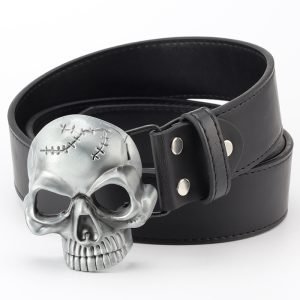 Skull head leather belt | ShopDecimals
