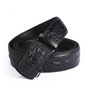 Leather Belt Men's Business Automatic Buckle Belt | ShopDecimals