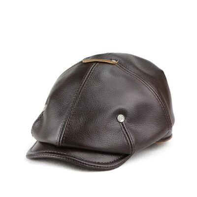 Lightweight Genuine Leather Beret – Breathable, Wind‑Proof British Retro Style for Men – Adjustable Fit, 3 Classic Colors | Shopdecimals