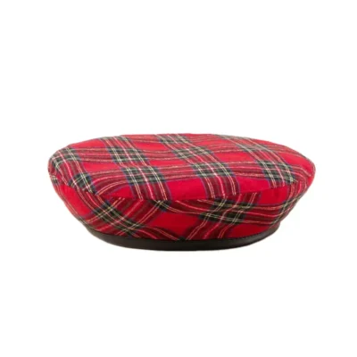 Shopdecimals Women's Plaid Summer Beret – Breathable Vintage Hat for Cool, Sun‑Protected Travel