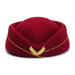 Air Hostesses Hat Stewardess Hat Beret Hat Women Formal Uniform Beret | ShopDecimals