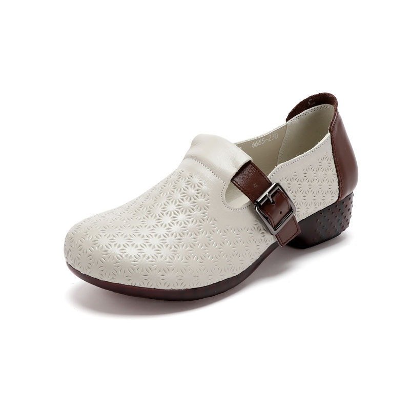 Style Beef Tendon Sole Retro Ethnic Style Leather Casual Soft Sole Women'S Leather Shoes | ShopDecimals