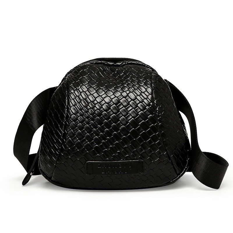 Woven Pu Shell Shoulder Messenger Bag | ShopDecimals