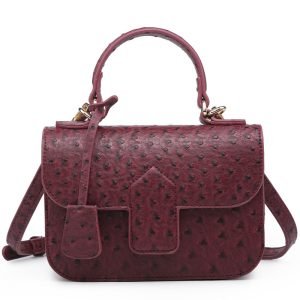 Ostrich Pattern Magnetic Buckle Shoulder Bag | ShopDecimals