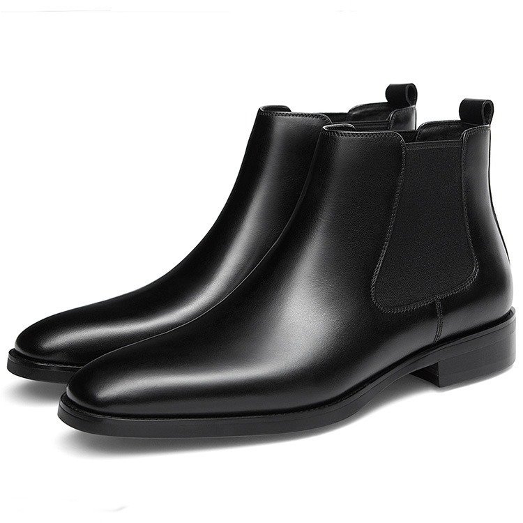 British Square Head Carved Ankle Boots | ShopDecimals