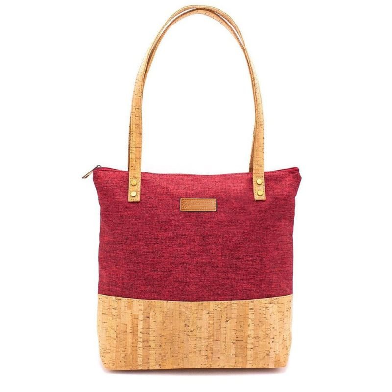 Renewable Material Cork Shoulder Handbag | ShopDecimals
