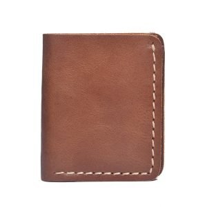 Vintage Crazy Horse Leather Short Wallet | ShopDecimals