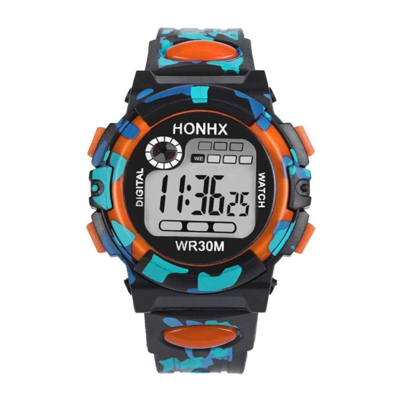 Digital Chronograph Calendar Waterproof One-eye Camouflage Sports Watch | ShopDecimals