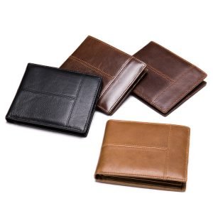 Anti-theft leather men's wallet | ShopDecimals