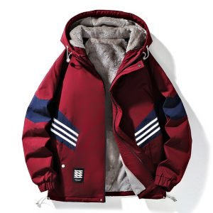 Fleece Jacket Hooded Thickened Trendy Brand Warm Outdoor Mountain Couple Men's Assault Jacket | ShopDecimals