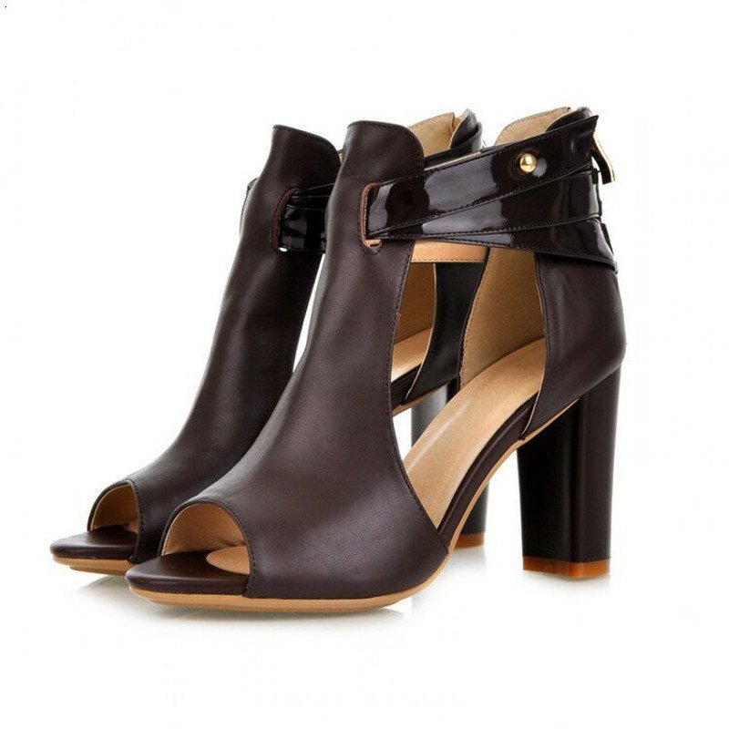 European And American Thick High Heel Sandals | ShopDecimals