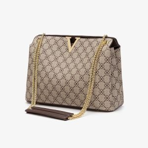 Printed Underarm One Shoulder Cross-body Chain Handbag | ShopDecimals