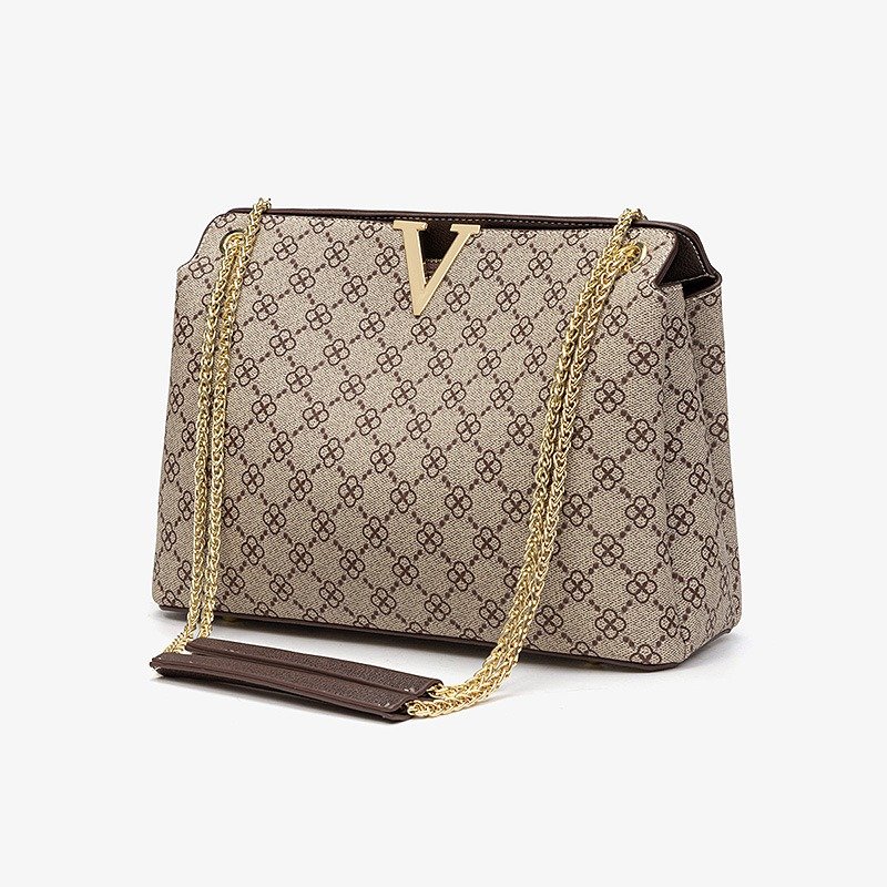 Printed Underarm One Shoulder Cross-body Chain Handbag | ShopDecimals