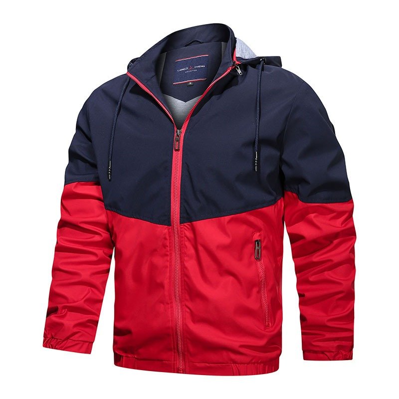 Hooded Stand Collar Casual Men Jacket | ShopDecimals