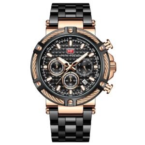 Leisure Waterproof Quartz Watch Luminous Men's Steel Strap Watch | ShopDecimals