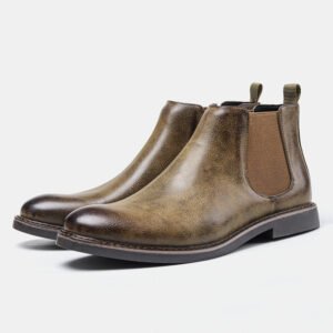 Men Boots Waterproof Leather Shoes | ShopDecimals