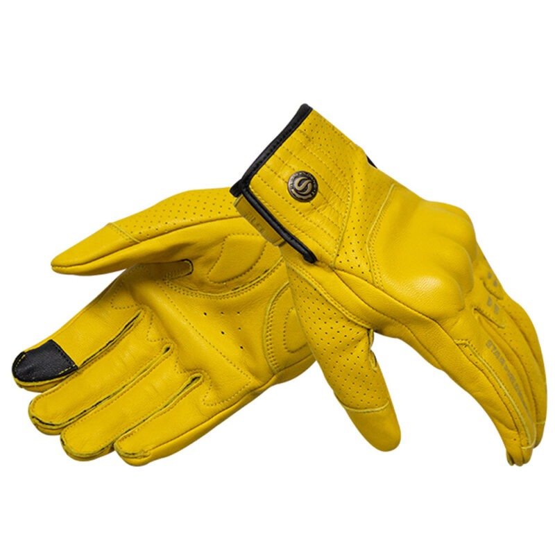 Retro Full Goat Skin Motorcycle Gloves Motorcycle Riding Gloves Retro Modified Gloves | ShopDecimals