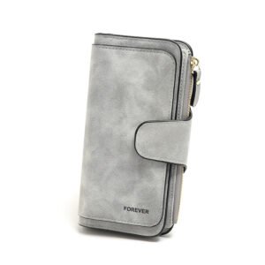 Frosted Multi-card Slot Buckle Wallet Card Holder | ShopDecimals